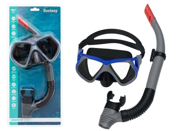 Dykkersæt, sort maske, Snorkel Bestway 24069