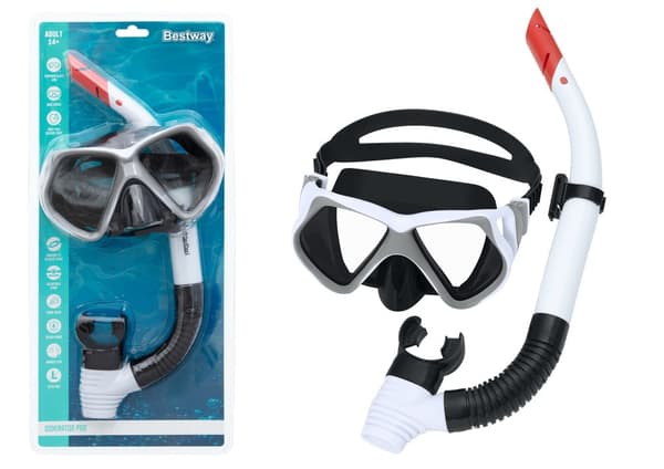 Dykkersæt hvid maske, Tube Bestway 24069