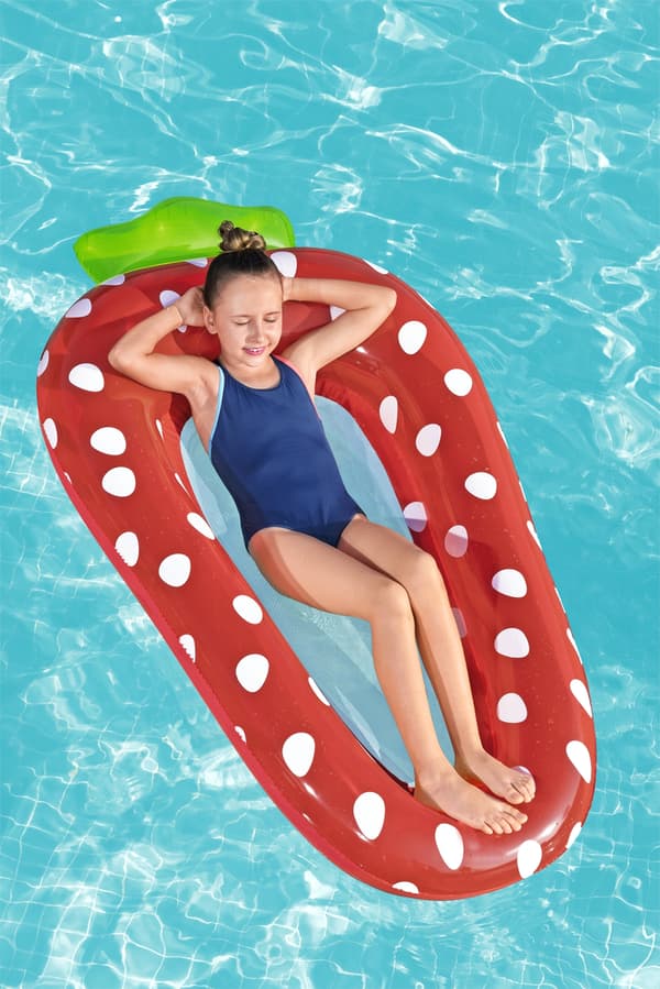 Ilmatäytteinen patja verkkomansikkalla 178 x 103 cm Bestway 43644