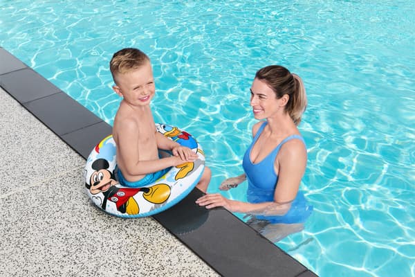 Oppustelig svømmering Mickey Mouse 56 cm Bestway 91004