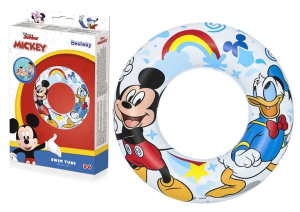 Oppustelig svømmering Mickey Mouse 56 cm Bestway 91004