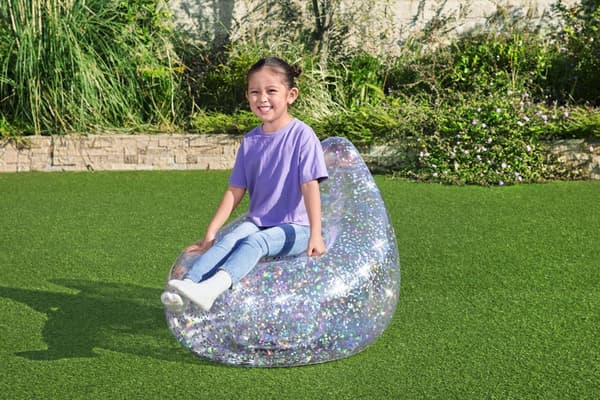 Puhallettava Glitter-tuoli 72 x 72 x 64 cm Bestway 75105