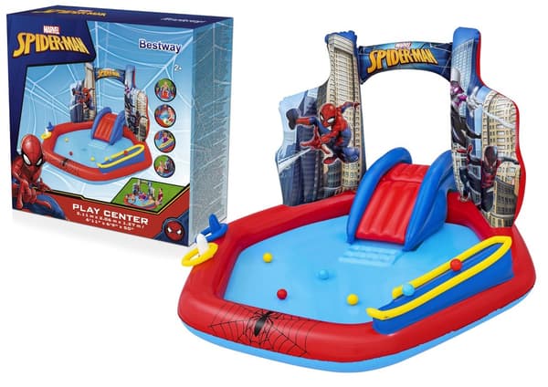 Oppustelig Spider Man Legeplads 211 x 206 x 127 cm Bestway 98793
