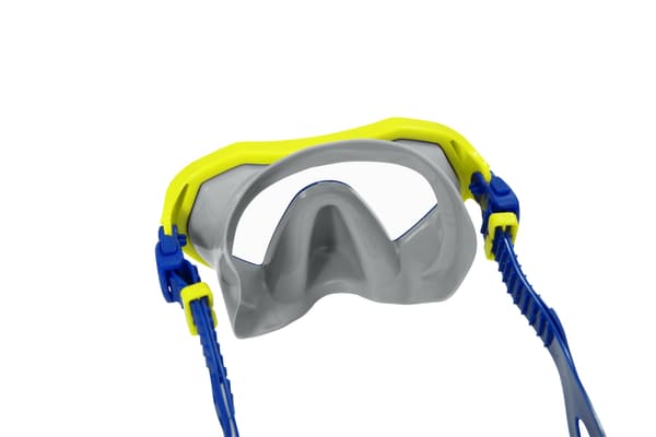 Dykningsset för barn blå mask, fenor, snorkel Bestway 25046
