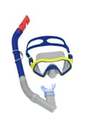 Miniatyrbild 2 av 10: Dykningsset för barn blå mask, fenor, snorkel Bestway 25046