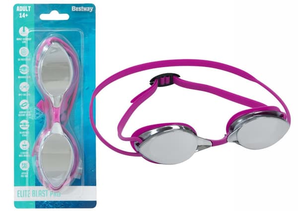 Pink spejl svømmebriller Bestway 21066
