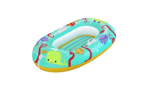 Ilmatäytteinen Ponttoni lapsille 119 cm x 79 cm Sininen Bestway 34009
