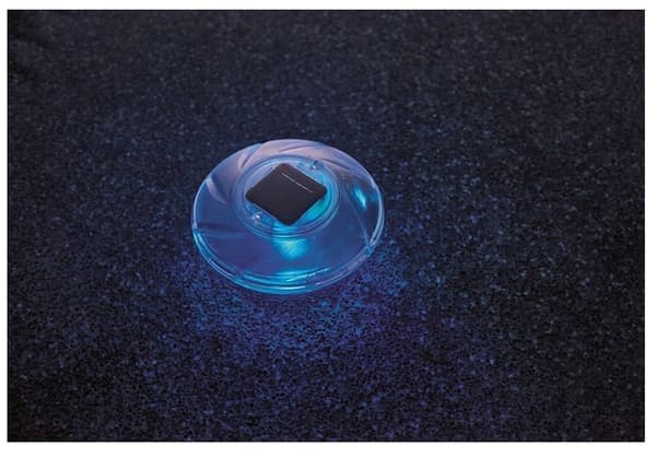 Solar poollampa, diameter 18 cm, Bestway 58111