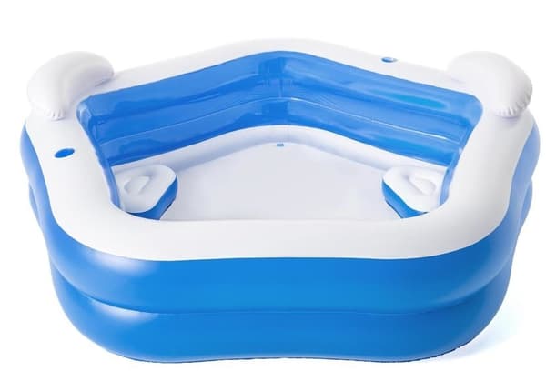 Oppustelig swimmingpool Pentagon 213 x 206 x 69 cm Bestway 54153