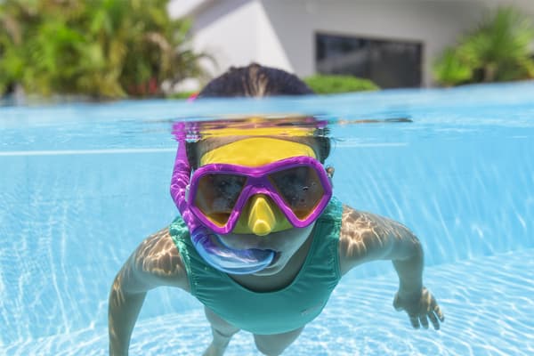 Dykset Mask + Snorkel Rosa Bestway 24023