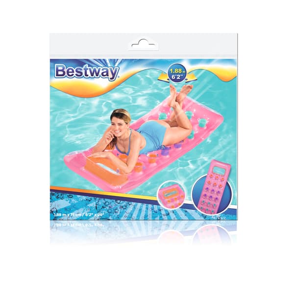 Oppustelig madras Pink 188 x 71 cm Bestway 43040