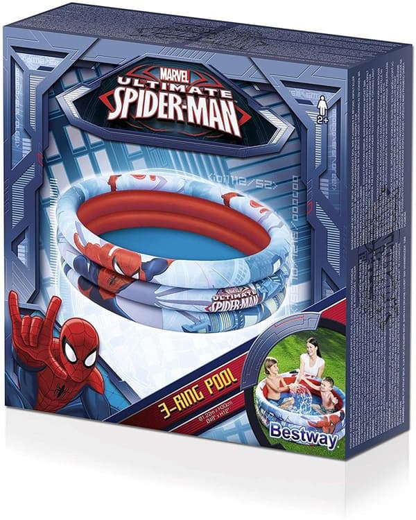 Spider-Man uppblåsbar pool 122 x 30 cm Bestway 98018
