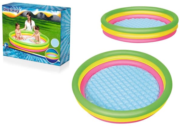 Rainbow puhallettava allas 152 cm x 30 cm Bestway 51103