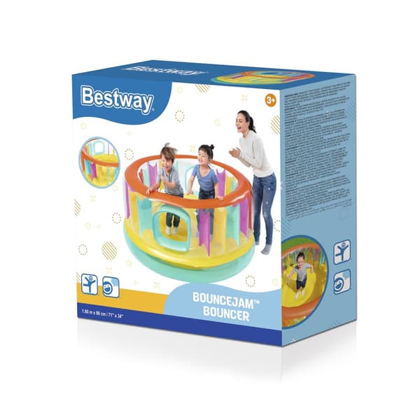 Uppblåsbar studsmatta för barn 180 x 86 cm Bestway 52262