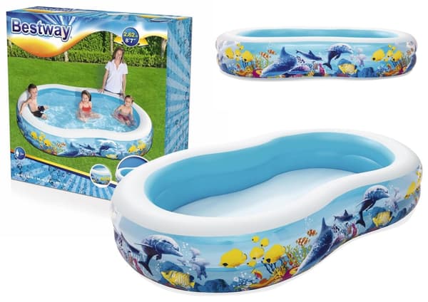 Ocean puhallettava allas 262 x 157 x 46 cm Bestway 54118