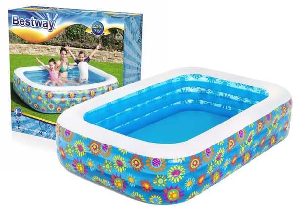 Puhallettavat allaskukat 229 x 152 x 56 cm Bestway 54120