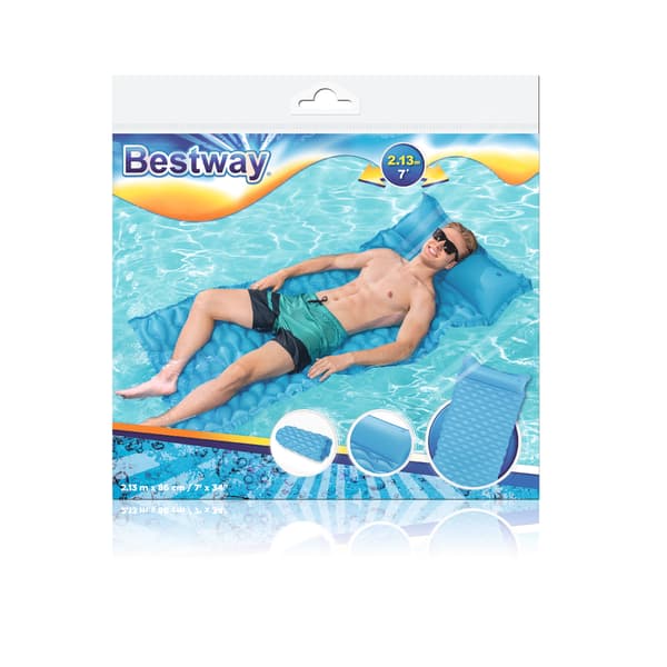 Puhallettava rantapatja Sininen 213 x 86 cm Bestway 44020