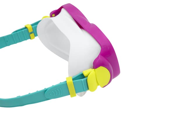 Dykkersæt maske, snorkel, finner Pink Bestway 25019