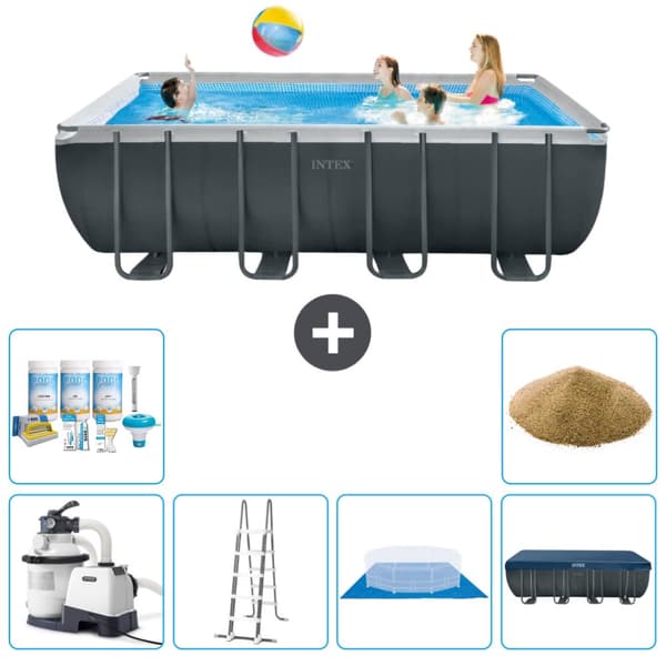 Intex Rectangular Ultra XTR Frame swimmingpool - 549 x 274 x132 cm - Inklusive Tilbehør A3028