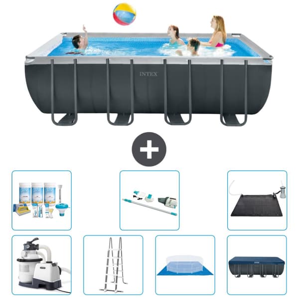 Intex rektangulär Ultra XTR Frame Pool - 549 x 274 x132 cm - Inklusive Tillbehör - A3066