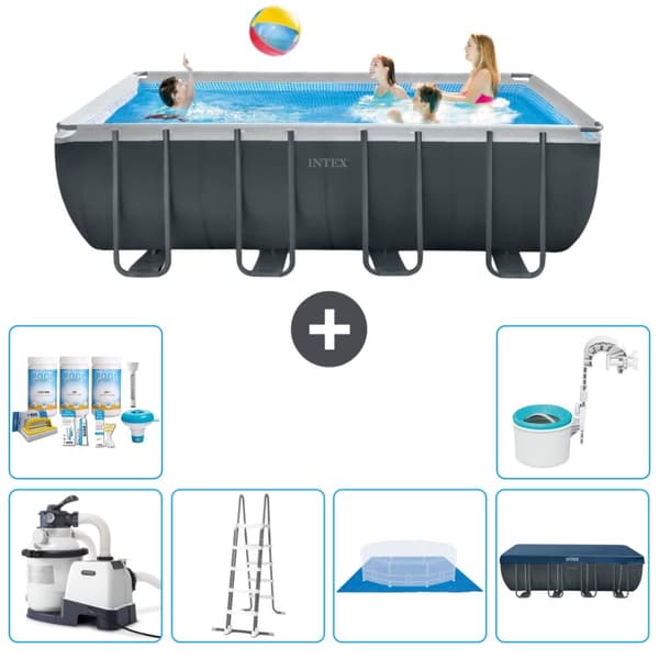 Intex Rectangular Ultra XTR Frame swimmingpool - 549 x 274 x132 cm - Inklusive Tilbehør A3071