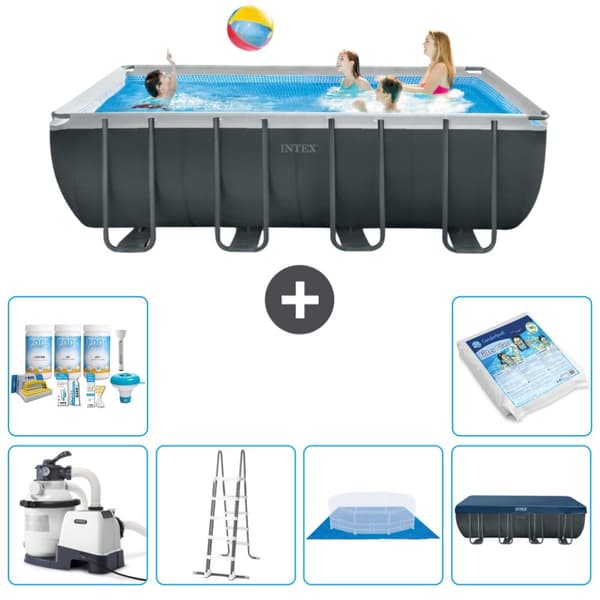 Intex Rectangular Ultra XTR Frame swimmingpool - 549 x 274 x132 cm - Inklusive Tilbehør A3076
