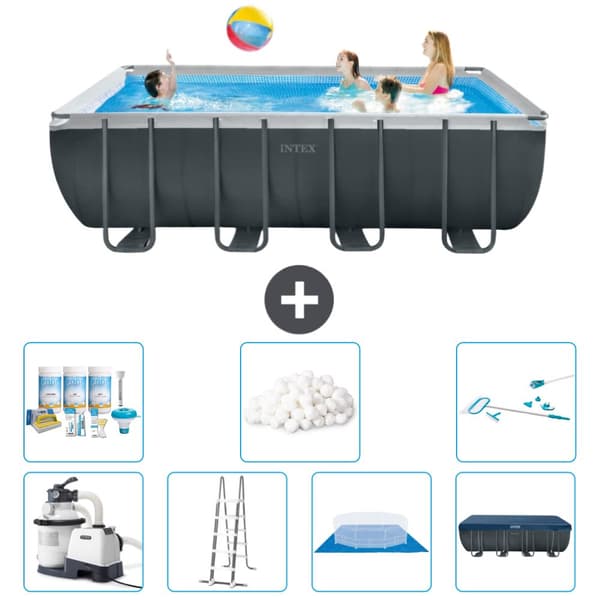 Intex Rectangular Ultra XTR Frame swimmingpool - 549 x 274 x132 cm - Inklusive Tilbehør CB46