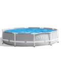 Pikkukuva 3 / 8: Intex Round Prism Frame uima-allas - 305 x 76 cm - Harmaa -  Tarvikkeet Mukaan Lukien CB24