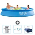 Miniatyrbild 1 av 6: Intex Rund Uppblåsbar Easy Set Pool - 305 x 61 cm - Blå - Ingår Tillbehör CB81