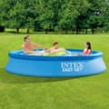 Pikkukuva 2 / 8: Intex Round Inflatable Pool Set Uima - 305 cm 61 cm - Sininen -  Tarvikkeet Mukaan Lukien CB17