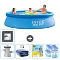 Pikkukuva 1 / 8: Intex Pyöreä puhallettava Easy Set Uima-allas - 305 x 76 cm - Sininen -  Tarvikkeet Mukaan Lukien CB24