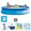 Pikkukuva 1 / 8: Intex Pyöreä puhallettava Easy Set uima-allas - 366 x 76 cm - Sininen -  Tarvikkeet Mukaan Lukien CB23