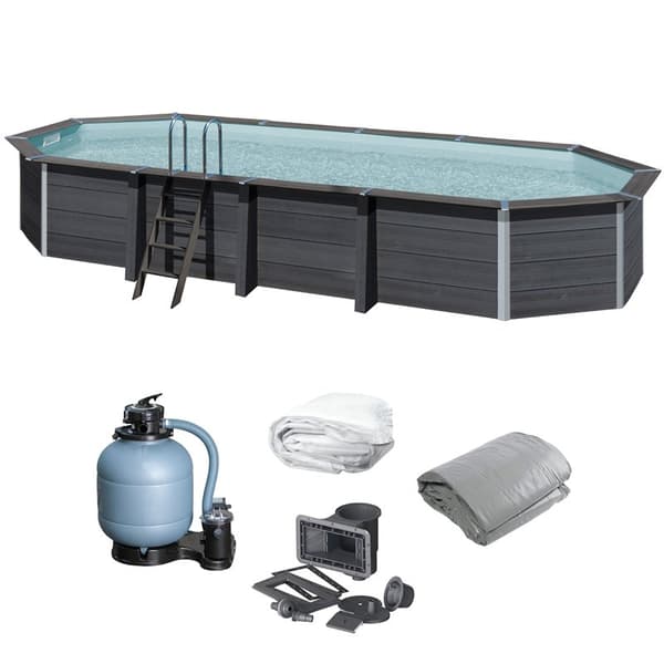 Composite Pool Oval 804 x 386 x 124 cm
