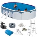 Miniatyrbild 2 av 2: Basic Pool Oval 730 x 375 x 120 cm, White
