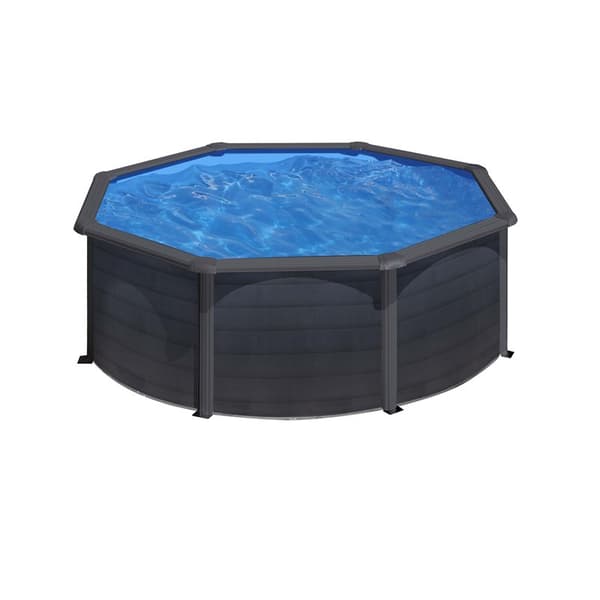 Basic Pool Round Ø350 x 120 cm, Graphite