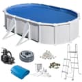 Miniatyrbild 2 av 2: Basic Pool Oval 730 x 375 x 132 cm, White