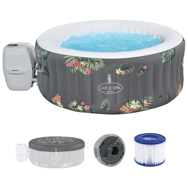 Lay-z Spa Uppblåsbar Jacuzzi Aruba 170x66 Cm  605 Liters