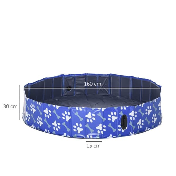 Nancy's Alberton Hondenbad - Blauw - Pvc, kompositpanel - 14,17 cm x 13,39 cm x 3,54 cm