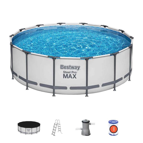 Bestway Rund Rörformad Pool 5612x Steel Pro Max Ø427x122cm  15232 Liters
