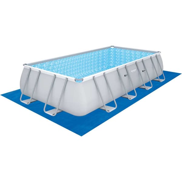 Bestway Rektangulær Rørformet Pool 56466 Power Steel 549x274x122cm 14812 liters