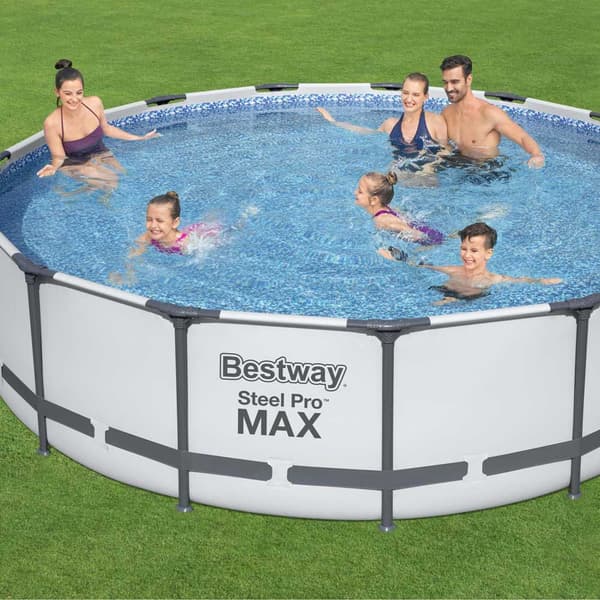Bestway Rund Rørformet Pool 56488 Steel Pro Max Ø457x107cm 14970 Liters
