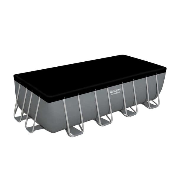 Bestway Rektangulär Rörformad Pool 56671 Power Steel 488x244x122cm 11532 Liters