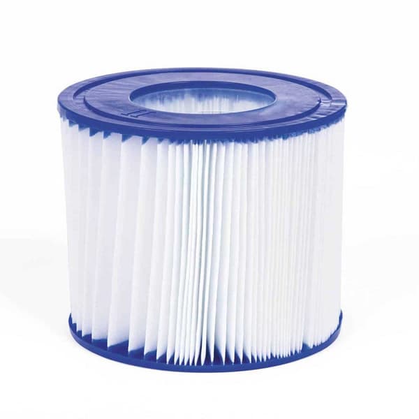 Bestway Rund Uppblåsbar Pool 57313 Fast Set Rattan Ø457x84cm 9677 Liters