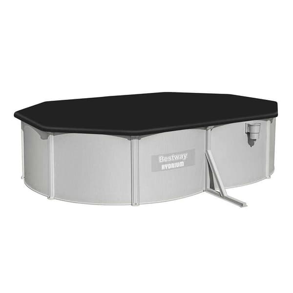 Bestway Oval Stålpool 56586 Hydrium 500x360x120cm 16296 Liters