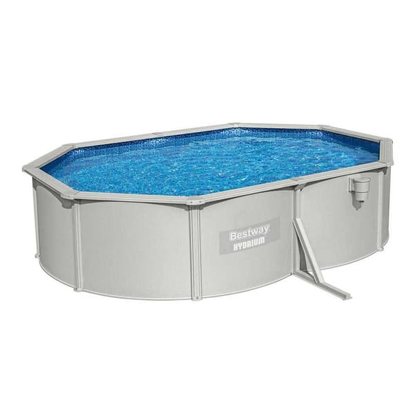 Bestway Oval Stålpool 56586 Hydrium 500x360x120cm 16296 Liters