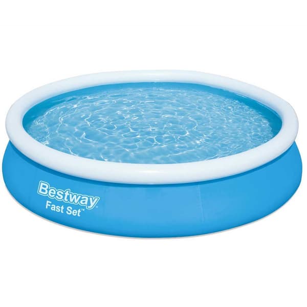 Bestway Rund Oppustelig Pool 57273 Fast Set Ø366x76cm  5377 Liters