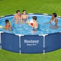 Pikkukuva 2 / 4: Bestway Round Steel Pro -uima-allas - 396 x 84 cm - Sininen -  Tarvikkeet Mukaan Lukien CB17