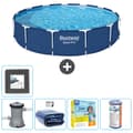 Pikkukuva 1 / 2: Bestway Round Steel Pro -uima-allas - 396 x 84 cm - Sininen -  Tarvikkeet Mukaan Lukien CB18