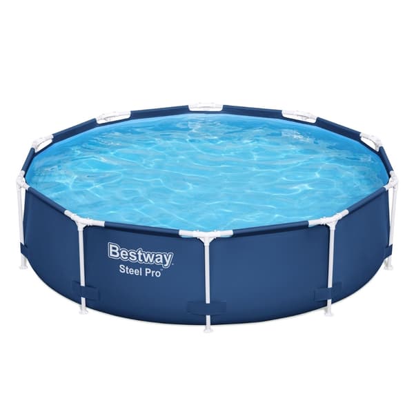 Bestway Round Steel Pro -uima-allas - 305 x 76 cm - Sininen - Tarvikkeet Mukaan Lukien CB52