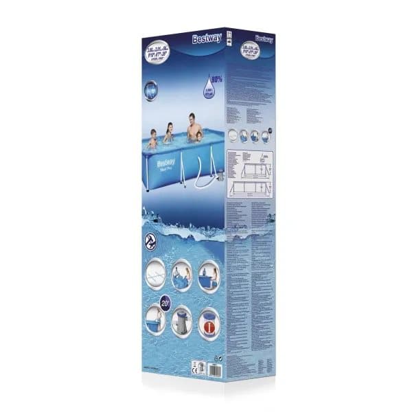 Bestway rammebasseng 3.300 l, 300x201x66 cm
